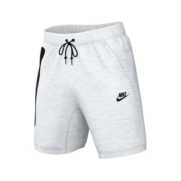 Nike Tech Fleece Shorts Gray Birch Heather Black NSW FB8171-051 Mens Sz Medium - Picture 1 of 2
